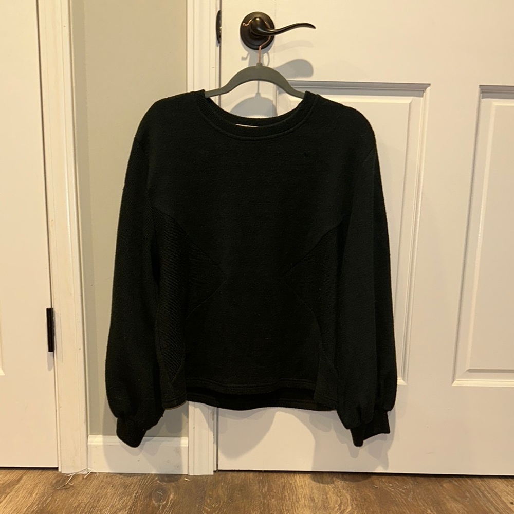 Leela and Lavender Dark Green Cozy Sweater